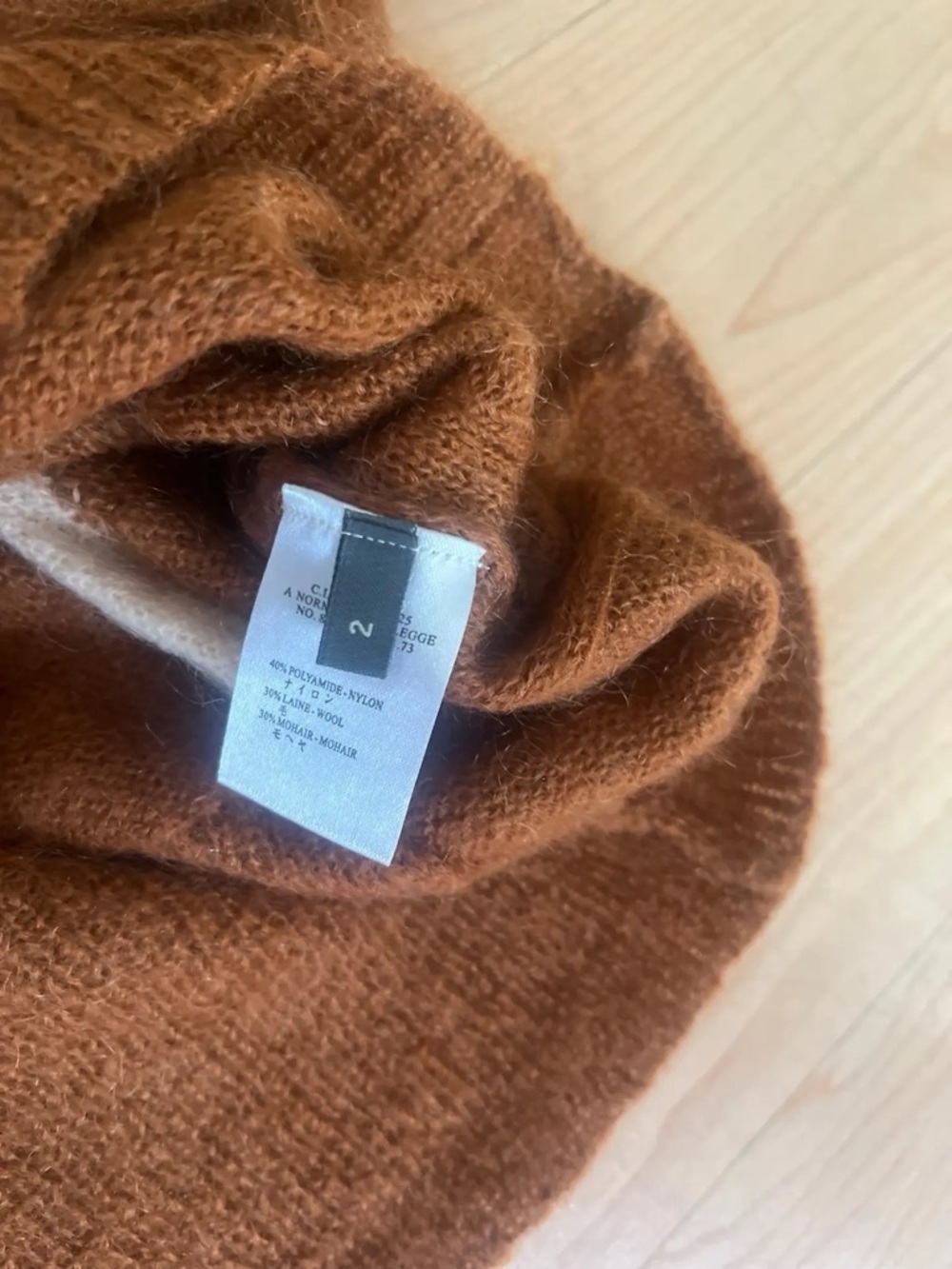 Cotelac Rust button down sweater cardigan - Picture 5 of 8